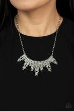 Load image into Gallery viewer, Skyscraping Sparkle Silver Necklace