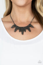 Load image into Gallery viewer, Skyscraping Sparkle Black Necklace