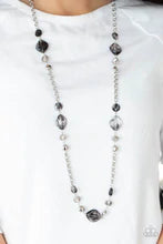 Load image into Gallery viewer, Light Scattering Luminosity Black Necklace
