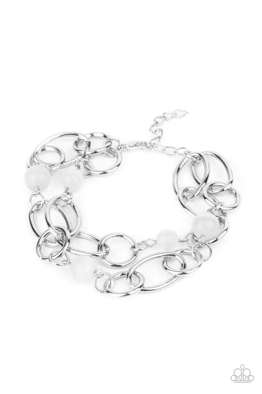 Delightfully Daydreamy White Bracelet