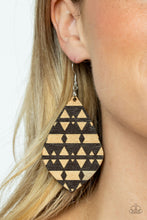 Load image into Gallery viewer, Zimbabwe Zoo Brown Earrings