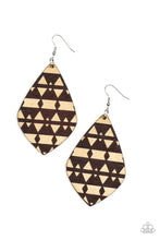 Load image into Gallery viewer, Zimbabwe Zoo Brown Earrings