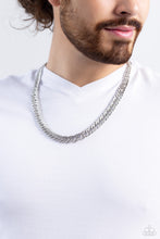 Load image into Gallery viewer, In The END ZONE Silver Men’s Necklace