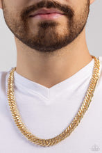 Load image into Gallery viewer, In The END ZONE Gold Men’s Neckace