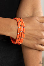 Load image into Gallery viewer, Radiantly Retro Orange Bracelet