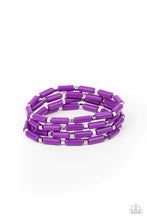 Load image into Gallery viewer, Radiantly Retro Purple Bracelet