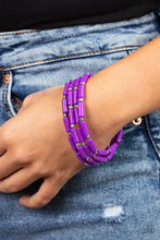 Load image into Gallery viewer, Radiantly Retro Purple Bracelet