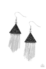Load image into Gallery viewer, Pyramid SHEEN Black Earrings