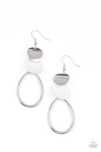Load image into Gallery viewer, Retro Reception White Earrings
