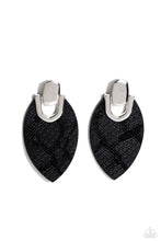 Load image into Gallery viewer, Wildly Workable Black Leather Earrings