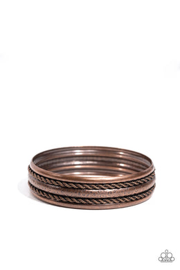 Off Road Relic Copper Bangle