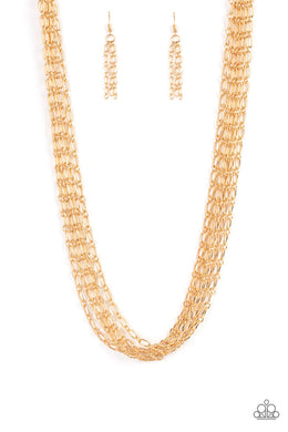 Dynamite Dynamo Gold Necklace