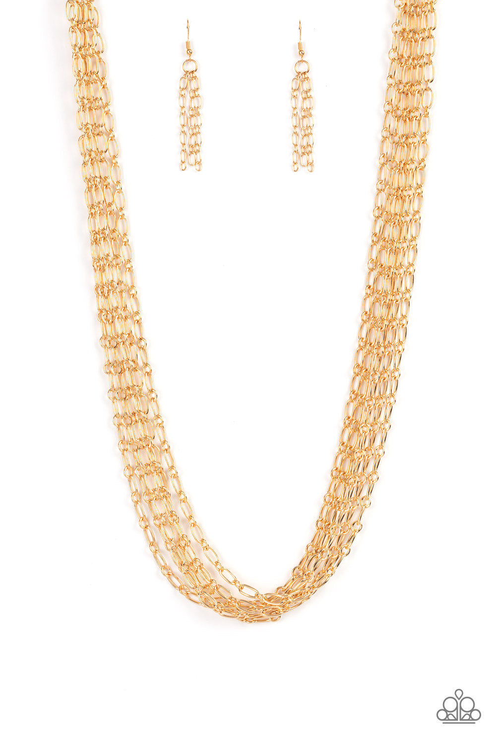 Dynamite Dynamo Gold Necklace
