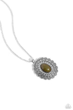 Load image into Gallery viewer, Mesa Medallion Green Necklace