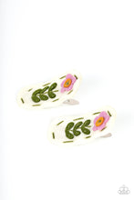 Load image into Gallery viewer, Floral Whimsy Purple Hair Clip