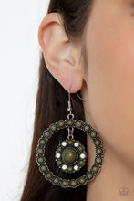Load image into Gallery viewer, Saguaro Sanctuary Green Earrings