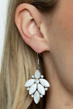 Load image into Gallery viewer, Fantasy Flair White Earrings