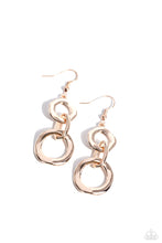 Load image into Gallery viewer, Metro Machinery Rose Gold Earrings