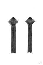 Load image into Gallery viewer, Experimental Elegance Black Earrings