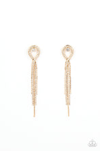 Load image into Gallery viewer, Luxury Lasso Gold Post Earrings