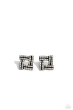Load image into Gallery viewer, Times Square Scandalous White Post Earrings