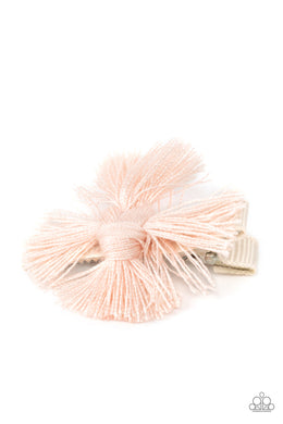 Tasseled Terrace Pink Hair Clip