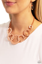 Load image into Gallery viewer, Uptown Links Copper Necklace