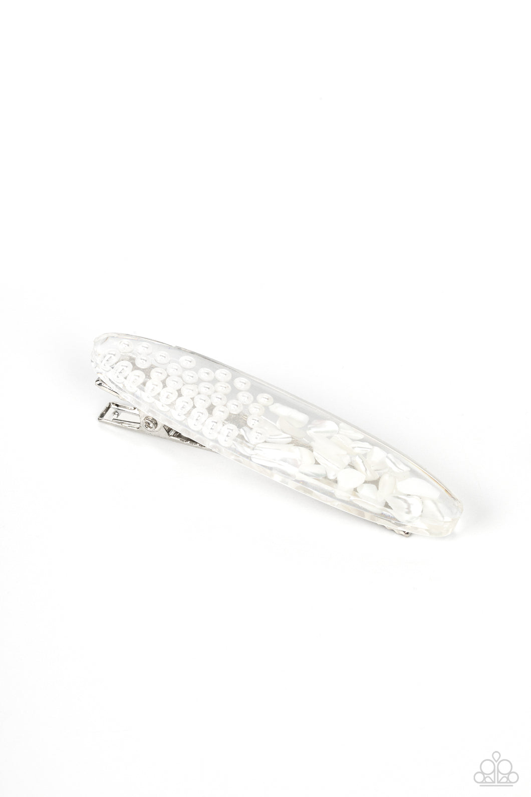 Sea Story White Hair Clip