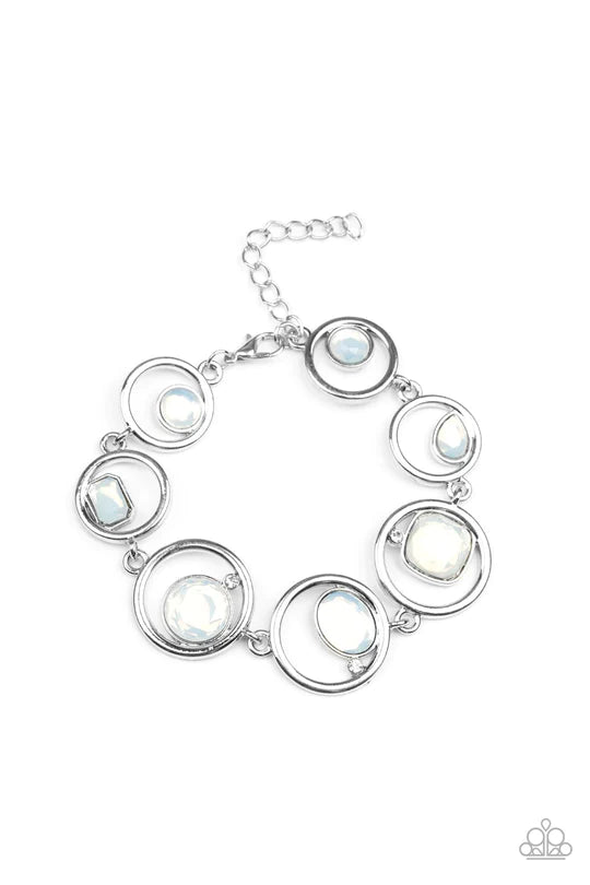 Date Night Drama White Bracelet