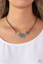 Load image into Gallery viewer, Shine Your Light Brass Necklace