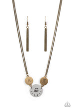 Load image into Gallery viewer, Shine Your Light Brass Necklace