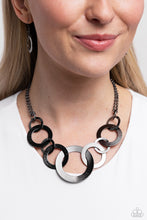 Load image into Gallery viewer, Uptown Links Black Necklace