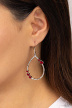 Load image into Gallery viewer, Shop Till You DROPLET Red Earrings