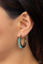 Load image into Gallery viewer, Rural Relaxation Brass Hoop Earrings