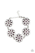 Load image into Gallery viewer, Blooming Bling Purple Bracelet