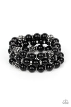 Load image into Gallery viewer, Poshly Packing Black Bracelet