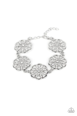 Blooming Bling White Bracelet