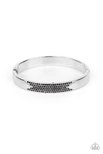 Load image into Gallery viewer, Radiant Edge Black Hinged Bracelet
