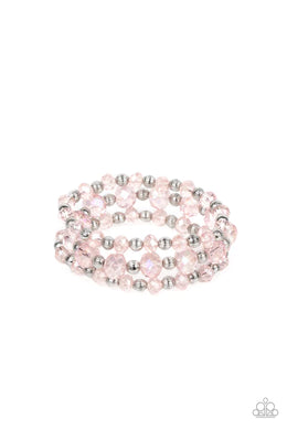 Eiffel Tower Tryst Pink Bracelet