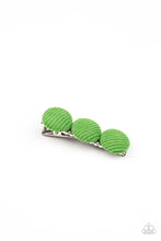 Load image into Gallery viewer, Cute as a Button Green Hair Clip