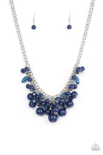 Load image into Gallery viewer, Broadway Bustle Blue Necklace
