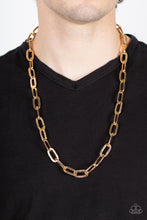 Load image into Gallery viewer, Urban Quarterback Gold Men&#39;s Necklace