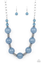 Load image into Gallery viewer, Race to the POP Blue Necklace