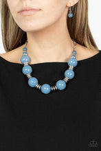 Load image into Gallery viewer, Race to the POP Blue Necklace