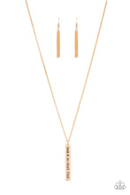 Load image into Gallery viewer, Matt 7:7 Gold Necklace