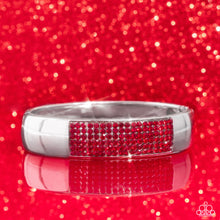 Load image into Gallery viewer, Record-Breaking Bling Red Hinged Bangle