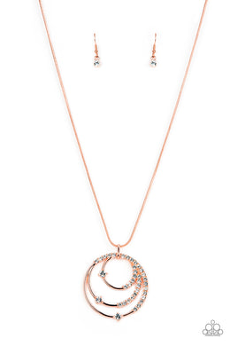 Ecliptic Elegance Copper Necklace