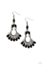 Load image into Gallery viewer, Girly Girl Getup Black Earrings