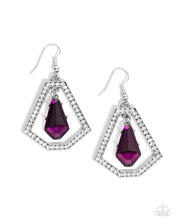 Load image into Gallery viewer, Poshly Photogenic Purple Earrings