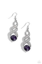 Load image into Gallery viewer, High-Ranking Royalty Purple Earrings